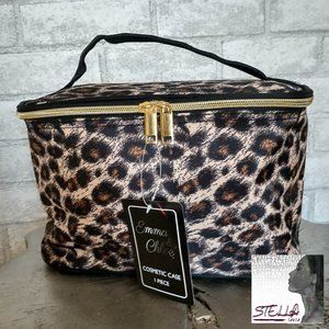 🆕 Emma & Chloe Leopard Cosmetic Bag